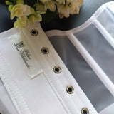 White underbust corset for waist traning