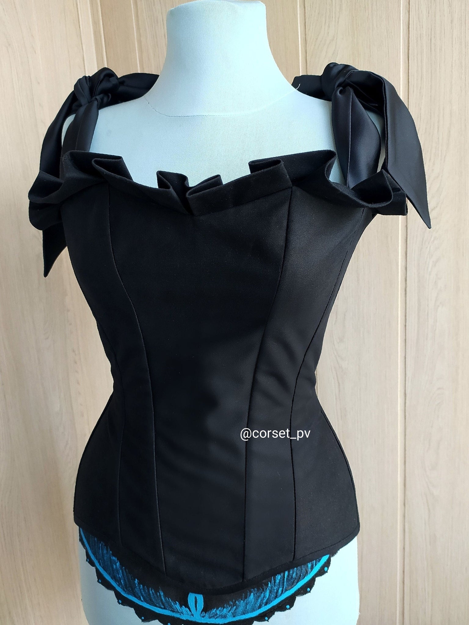 Overbust cotton custom made corset – corsetpv