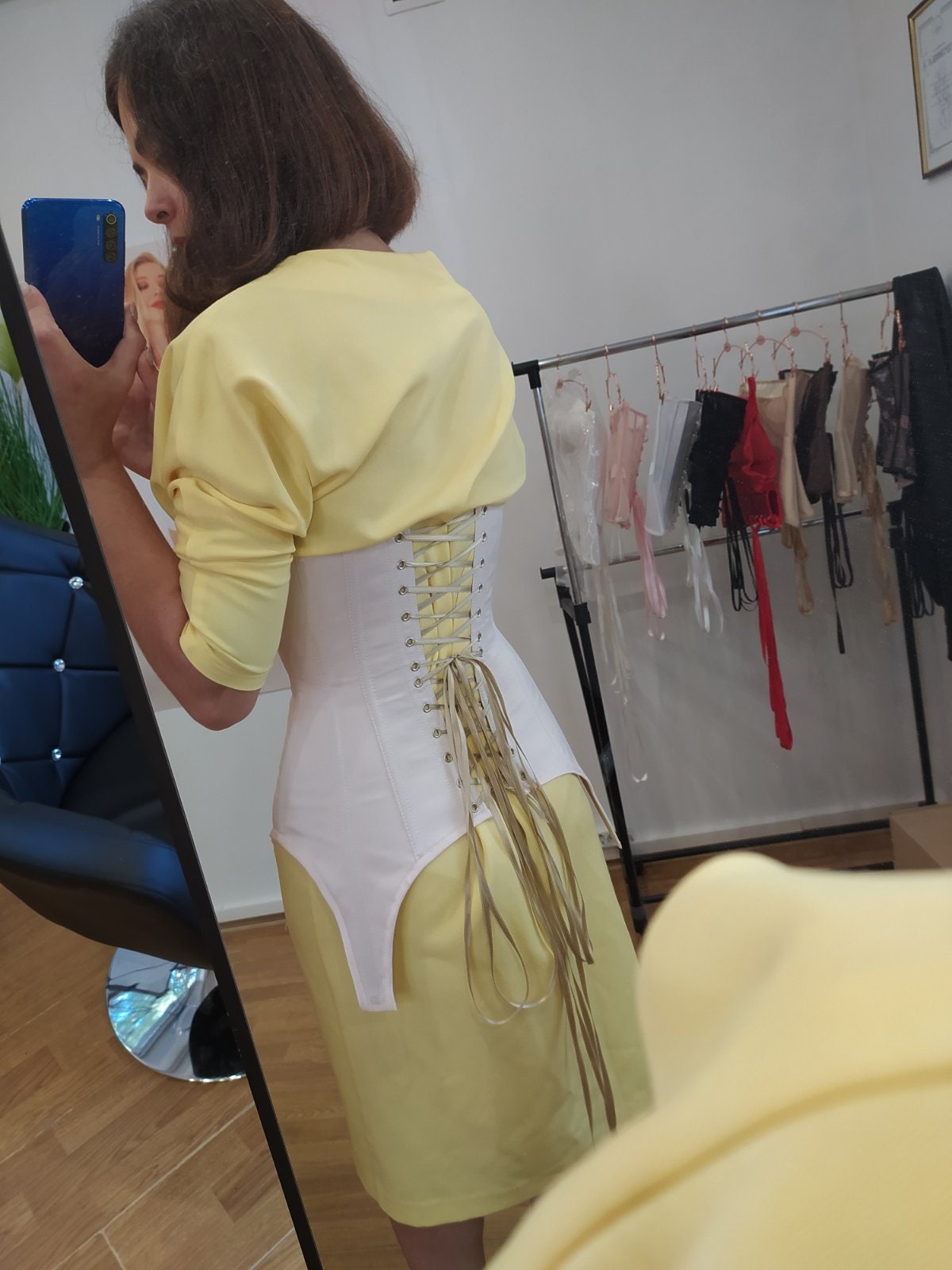Underbust corset belt with heavy-duty lacing – corsetpv